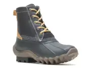 WOLVERINE WOMENS TORRENT WATERPROOF DUCK BOOTS BLACK SIZE 6.5 WIDE NWB