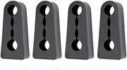 HUVNEXA Car Door Lock Sound Deadener Damper Buffer, for Renault, Duster 2 Captur Kaptur, for Lada, Xray X Ray Cross Deadening Seal Isolation car Door Shock Absorber Car Door Damping Buffer