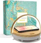 EZVALO Birthday Gifts for Women, Music Table Lamp with Wireless Charger, 4 in 1