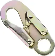 harayaa Snap Hook Fall Protection Snap Hook Hardware Gear Equipment Steel 25kN for Rock Climbing Mountaineering Hammocks Rappelling
