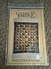 Pieced Quilting Pattern Instructions Country Threads Spaghetti For a Crowd New