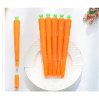 在飛比找蝦皮購物優惠-可愛紅蘿蔔造型筆(12支)