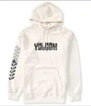 Volcom Cement Pullover Hoodie/ Off White Heather XXL NEW!