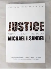 在飛比找蝦皮購物優惠-Justice_Sandel, Michael J.【T1／