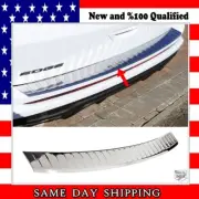 Chrome Rear Bumper Protector GLOSSY (117cm) S.STEEL For FORD EDGE 2015 TO 2021