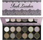 La Catrina 12 Color All Matte Eyeshadow Palette, DE'LANCI Nude Smoky Gray Bro...