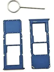 Single SIM Tray for Samsung Galaxy A02 SM-A022F SM-A022M with SIM Eject Tool Blue