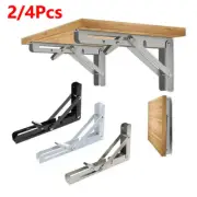 2 or 4 Pcs 20 Inch Folding Shelf Brackets Heavy Duty Wall Mounted Shelf Bracket
