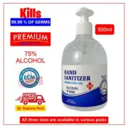 500ML Instant Hand Sanitizer Gel Anti-Becterial 75% Alcohol Base - Kills 99.99%