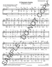 NEW O Salutaris Hostia a 3 for SAB choir a cappella DWB-131014.1