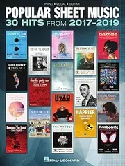 Hal Leonard Popular Sheet Music 30 Hits from 2017-2019 Songbook