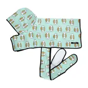 Annabel Trends Hot Dog Beach Slip On Hoodie Towel for Dogs Bone Burger Large