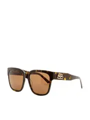 Balenciaga BB Square Sunglasses BB0056 in Havana