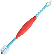 Tooth Brush for Dog,Double-Headed Dog Teeth Cleaning Brush - 360-Degree Rotating Supply for Puppy and Multi-pet Grooming Daily Use Teething Bathing Veterinary Travel Outdoor Apartment