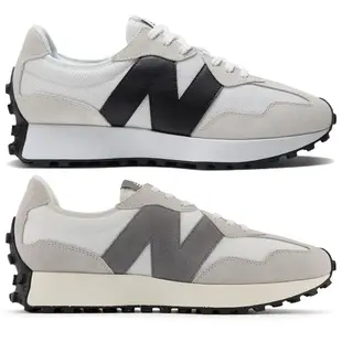 New Balance 327 男鞋 女鞋 休閒鞋 海鹽黑/芝麻牛奶【運動世界】MS327CWB/MS327WE