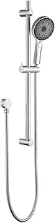 Decaura Adjustable Sliding Bar with 3-Mode Handheld Shower Head Soft Droplet 70cm S.S. Shower Rail Retrofit (Chrome)