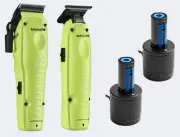 BaByliss PRO FXONE LO-PRO FX Clipper & Outlining Trimmer Neon Yellow + BATTERIES
