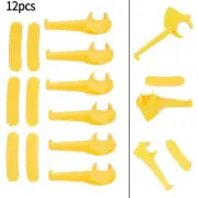 12PCS Tire Changer Machine Mount Demount Duck Head Insert-Rim-Protector-Plastic