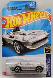 2023 Hot Wheels Silver Corvette Grand Sport Roadster Fast & Furious #154