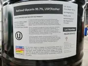 REFINED GLYCERIN USP KOSHER FOOD AND PHARMACEUTICAL GRADE 99.7 KOSHER