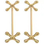 2 Pcs Fork Chopsticks Cute Spoon Pillow Kitchen Utensils Rest