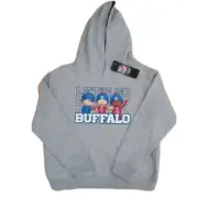 BUFFALO BILLS FISHER PRICE LITTLE PEOPLE ALLEN DIGGS MCDERMOTT HOODIE SWEATSHIRT