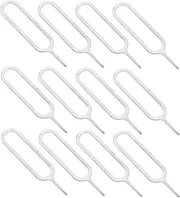 CIYODO 500pcs Needle Sim Tray Extraction Tool Remover for Phone Sim Ejectors Removal Tool Sim Ejector Pin Sim Eject Pin Phone Sim Cards Needles Sim Tool Silver Nickel-Plated Iron