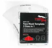 Creative Grids Face Mask Template 3-in-1 CGRFACE ~ NEW