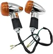 Front Rear Turning Indicator Lights Motorcycle Turn Signal Indicator Light, for GSX 400 1200 1400 600 750 KATANA GSXR 1100 TL1000 SV650 Turning Blinker Lamp Motorcycle Turn Signal Lights