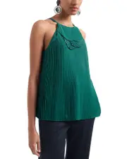 Emporio Armani Pleated Top 46 IT/10 US