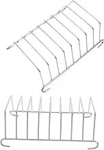 LIFKOME 2Pcs Heat Resistant Stainless Steel Toast Rack Reusable Bread Holder for Daily Use Kitchen Storage Durable Design for Easy Access and Cleanliness