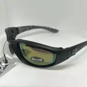 Choppers Padded Mirrored Lens Sunglasses