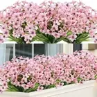 Green Plant Artificial Spring Grass Flower Realistic Aquatic Plant Home Decor
