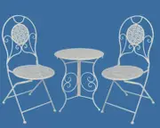 Walters Jacky Metal Table & 2 Chair Setting