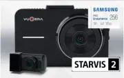 VUGERA SV2 PRO 256GB OBD2 Plug and Play Kit Front Rear Dashcam 2-Channel