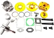 WOODEY 44mm Big Bore Kit Crankshaft Gasket Set for 47cc 49cc Mini Dirt ATV Pocket Bikes