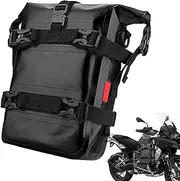 Motorcycle Accessories Bag - Crash Bar Pouch Frame Bag Luggage Pack,Waterproof Travel Panniers Motor Side Bags for Bottles Gloves Sunglasses