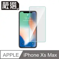 在飛比找PChome24h購物優惠-嚴選 iPhone XS MAX 疏水疏油鋼化玻璃保護貼(6