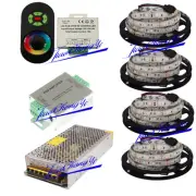 20M 5050 RGB LED strip light IP65 + 18A Touch controller+ Amplifier+ 20A power