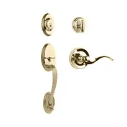 N2lok Somme Door Handle Single Cylinder with Flutto Lever Entrance Set Box Pack
