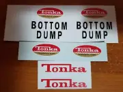 TONKA BOTTOM DUMP TORONTO CANADA water slide decals