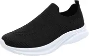 [Generic] Mens Sneaker Boots and Simple Solid Color New Pattern Summer Mesh Breathable Slip On Shoes Mens Sneaker Boot Size 8