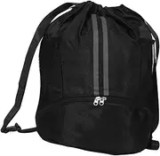 Veemoon Basketball Backpack with Wet and Dry Compartment Shoe Storage Drawstring Closure for Gym Travel Soccer and Multi-sport Use Capacity Ergonomic Design