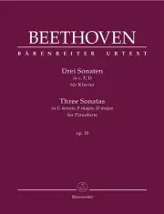 Three Sonatas in C min, F maj, D maj op. 10