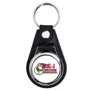 BSA BANTAM FAUX LEATHER KEYRING / KEY FOB.CLASSIC BSA MOTORCYCLES