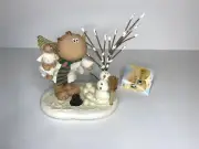 Russ ANGEL CHEEKS Kirk's Kritters ANGEL with SNOWMAN #22030
