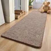 Soft Hallway Runner Rug, 2x6 Brown Entryway Runner Rugs for Bedroom Bedside