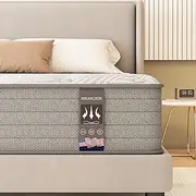 Queen Mattress,12 Inch Hybrid Queen Size Mattress in a Box with Gel Memory Foam,Individually Pocket Springs for Pressure Relief,Motion Isolation,Edge Support,Medium Firm,CertiPUR-US,60"*80"*12"