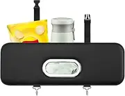 Tissue Case for Car, Paper Towel Clip Cup Holder, Exquisite Soft PU Leather Bathroom Dispensers for Automotive Vehicle Pickup Truck