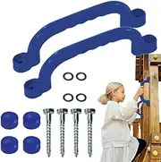 Climbing Handles, Playground Safety Handles - Weatherproof Play Grips - Set of 2 Shock Proof Handle Bars, Reinforced Safety Supplies for PE